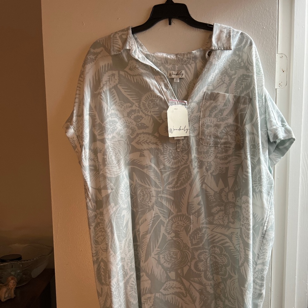 Light green summer dress
